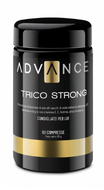 TRICO STRONG SOUTIEN LE BIEN-ÊTRE DES CHEVEUX  UN MÉLANGE D’EXTRAITS VÉGÉTAUX, MINÉRAUX ET VITAMINES DONT LA SYNERGIE SOUTIENT LE BIEN-ÊTRE DES CHEVEUX DE L’HOMME.